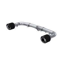 MBRP Exhaust - MBRP Exhaust S48053CF T304 2.5" Axle-Back RR CF w/o Muffler for 22-26 GR86/BRZ - Image 1