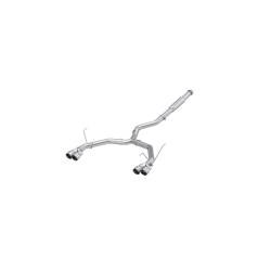MBRP Exhaust - MBRP Exhaust S4808304 T304 3" Cat-Back Dual Split Exit w/o Muffler for 22-26 WRX - Image 1