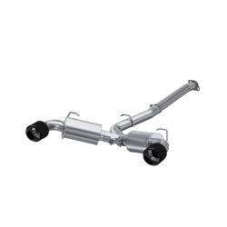 MBRP Exhaust - MBRP Exhaust S48043CF 3" Cat-Back Dual Split Rear T304 CF Tips - Image 1