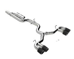 MBRP Exhaust - MBRP Exhaust S46123CF T304 3" Cat-Back Rear CF Tips w/o Muffler for 22-26 Golf R - Image 1