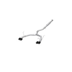 MBRP Exhaust - MBRP Exhaust S48083CF T304 3" Cat-Back Dual Split Exit w/o Muffler for 22-26 WRX - Image 1