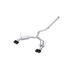 MBRP Exhaust - MBRP Exhaust S48073CF T304 3" Cat-Back Dual Split Exit w/Muffler for 22-26 WRX - Image 1