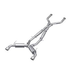 MBRP Exhaust - MBRP Exhaust S4405304 T304 3" Cat-Back Dual Rear Exit for 16-24 Infiniti Q50 3.0 - Image 1