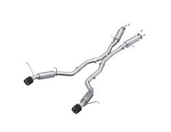 MBRP Exhaust - MBRP Exhaust S55253CF T304 3" Cat-Back Dual Split Rear Exit CF for 12-21 Grand C - Image 1
