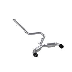 MBRP Exhaust - MBRP Exhaust S47063CF T304 3" Cat-Back Rear Exit CF Tips for 19-22 Veloster N - Image 1