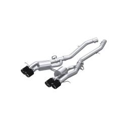 MBRP Exhaust - MBRP Exhaust S45033CF T304 3" Axle-Back Quad Rear Exit for 21-26 BMW M4/M3 - Image 1