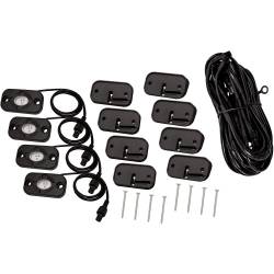 Westin - Westin 09-80015 LED Rock Light Kit for 07+ Jeep Gladiator/Wrangler JK & JL - Image 1