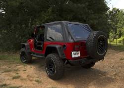 Rugged Ridge - Rugged Ridge 13790.34 Montana SoftTop Bowless Blk Diamond 04-06 Jeep Wrangler LJ - Image 6