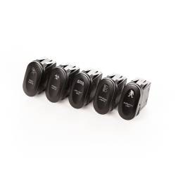 Rugged Ridge - Rugged Ridge 17235.12 Rocker Switch 2-Position Etched Set Of 5 - Image 1