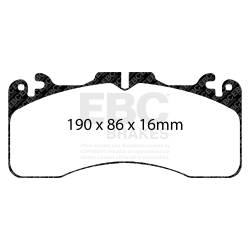 EBC Brakes - EBC Brakes DP51867NDX Bluestuff NDX Full Race Brake Pads for GS F LS460 RC F - Image 3