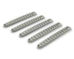 DV8 Offroad - DV8 D-JP-190028-AL-5 Silver Door Handle Inserts for 07-18 Jeep Wrangler JK 4DR - Image 1