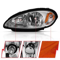 Anzo USA - Anzo USA 111472 Crystal Headlight Set for 01-05 PT Cruiser - Image 3