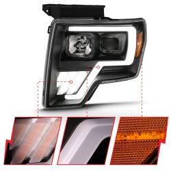 Anzo USA - Anzo USA 111469 Projector Headlight Set w/Halo for 09-14 F150 - Image 3