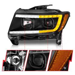 Anzo USA - Anzo USA 111568 Projector Headlight Set for 11-13 Grand Cherokee WK2 - Image 3