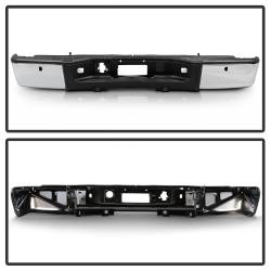 Spyder Auto - Spyder Auto 9047107 Chrome Rear Bumper Assembly for 07-13 Sierra/Silverado 1500 - Image 2