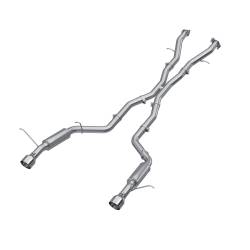 MBRP Exhaust - MBRP Exhaust S5105AL AL 3" Cat-Back Dual Rear Exit for 18-26 Durango SRT Hellcat - Image 1