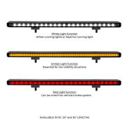 Go Rhino - Go Rhino 750003014CBS Flash Series Multi-Function Slim LED Light Bar - Image 6