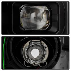 Spyder Auto - Spyder Auto 5088703 Projector Headlights LED Crystal Bar Parking Lights Blk - Image 5