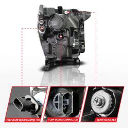 Anzo USA - Anzo USA 111594-L LED Projector Headlight for 21-23 F150 - Image 5