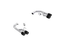 MBRP Exhaust - MBRP Exhaust S72813CF T304 CF 2.5" Axle-Back Dual Exit w/o Muffler 24-26 Mustang - Image 1