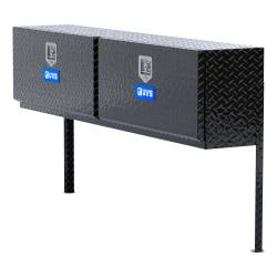 UWS - UWS EC40052 Gloss Black Aluminum 72" Double-Door Topside Truck Tool Box - Image 1