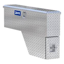 UWS - Bright Aluminum 48" Driver-Side Wheel Well Tool Box LTL Shipping Only - Image 1