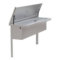 UWS - Bright Aluminum 48" Truck Side Tool Box w/Low Profile LTL Shipping Only - Image 3
