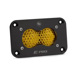 Baja Designs - Baja Designs 481016 S2 Pro Black Flush Mount LED Auxiliary Light Pod - Image 1
