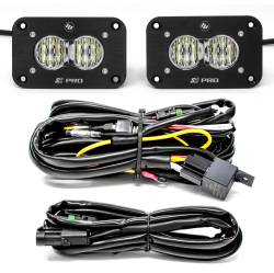 Baja Designs - Baja Designs 487807 S2 Pro Black Flush Mount LED Light Pod Reverse Kit - Image 1
