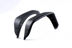 Combat Off Road - Combat Off Road 15-1079 Black Aluminum Fenders Rear for 07-18 Jeep JK Wrangler - Image 1