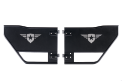 Combat Off Road - Combat Off Road 15-1049 Tube Doors Rear Pair for 07-18 Jeep JK/JKU Wrangler - Image 1