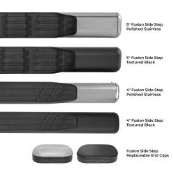 Big Country - Big Country 105030870 5" Fusion Side Steps Complete Kit w/Brackets - Image 2
