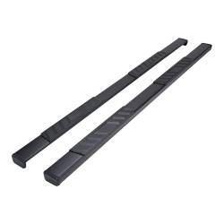 TrailFX - TrailFX A4001B 4" Trapezoid Nerf Bar Side Steps Titanium Black Rocker Mount - Image 1