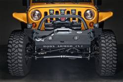 Body Armor 4x4 - Body Armor Mid Width Front Winch Bumper Black for Wrangler JK JK-19532 - Image 4