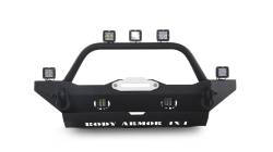 Body Armor 4x4 - Body Armor JL-19532 Mid Width Front Winch Bumper Black for 18+ Jeep JL/JT - Image 3