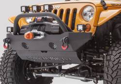 Body Armor 4x4 - Body Armor JL-19532 Mid Width Front Winch Bumper Black for 18+ Jeep JL/JT - Image 5