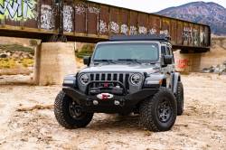 Body Armor 4x4 - Body Armor Full Width Front Winch Bumper Black for Jeep JK/JL/JT/JL-19534 - Image 2