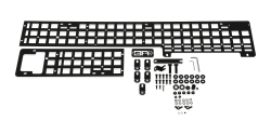 Body Armor 4x4 - Body Armor Bed Front MOLLE Storage Rack Black for 05-23 Toyota Tacoma TC-7126 - Image 1