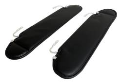 RT Offroad - RT Offroad RT52005 Left/Right Black Sun Visor Set for 87-95 Jeep Wrangler YJ - Image 1