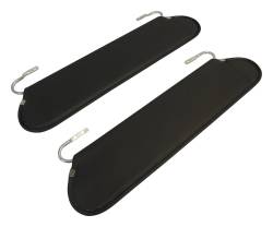 RT Offroad - RT Offroad RT54002 Gray Sun Visor Set for 72-86 Jeep CJ5/CJ6/CJ7/CJ8 - Image 1