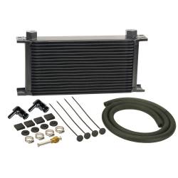 Derale - Derale 13413 16-Row Stack Plate Transmission Cooler Kit 90-DEG Swivel Fitting - Image 1