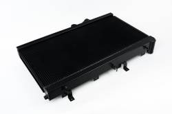CSF Cooling - Racing & High Performance Division - CSF Cooling 3076B Black Aluminum Radiator w/Filler Neck for 02-07 Subaru WRX/STI - Image 1