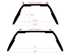 Armordillo - Armordillo 8707784 CR-S Black Chase Rack for Mid-Size Pickup Trucks - Image 2