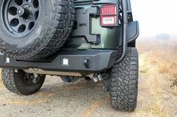 Body Armor 4x4 - Body Armor JK-2966 Orion Series Rear Bumper Black for 07-18 Jeep Wrangler JK - Image 2