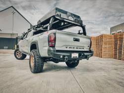 Body Armor 4x4 - Body Armor Pro Series II Rear Bumper Black for 16-23 Toyota Tacoma TC-2966 - Image 2