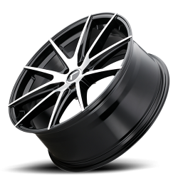 Kraze Wheels - Kraze Wheels KR185 Double Down 22x8.5 5x115/120 38mm Gloss Black KR185-22818B38 - Image 2