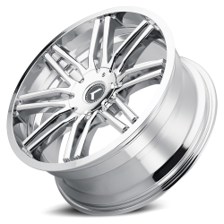 Kraze Wheels - Kraze Wheels KR190 Lusso 17x8 5x112 38mm Gloss Black/Machined KR190-7845BM38 - Image 2