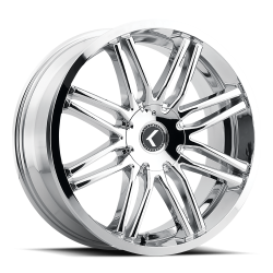 Kraze Wheels - Kraze Wheels KR190 Lusso 17x8 5x115 38mm Gloss Black/Machined KR190-7864BM38 - Image 1
