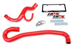HPS Performance - HPS 57-1456-RED Red Radiator Hose Kit for 12-21 Jeep Grand Cherokee 6.4L V8 - Image 2