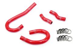 HPS Performance - HPS 57-1473-Red Red Heater Coolant Hose Kit for 12-15 Jeep Grand Cherokee WK2 - Image 1